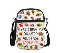 PLITI Good Luck Ladybug Gift Ladybug Lover Gift Yes I Really Do Need All These Ladybugs Crossbody Bag For Friend, Need Ladybugs Zcbag