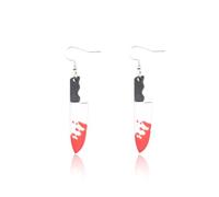 PLITI Halloween Knife Earring Bloody Knifes Gift Horror Movie Inspired Gifts Horror Knives Merchandise Crime Scene Gift (Knife Ear)