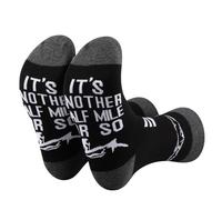 PLITI Hiking Lover Gift Adventurist Gift It's Another Half Mile Or So Socks Adventure Hiker Gift Climbing Camper Lover Gift (UK, Alpha, One Size, Regular, Regular, Another Half SockU)
