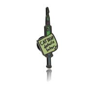 PLITI Horror Movie Inspired Gift Herbert West Gift Cat Dead Details Later Syringe Brooch Pin For Horror Movie Lover, M, Stainless Steel, no gemstone