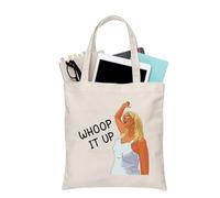 PLITI Housewives Tote Bag Whoop It Up RHOBH Inspired Gift Housewives Party Gift Housewives Fan Gift Reality TV Lover Bag (Whoop It Up TGU)