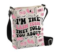 PLITI Lash Technician Gift Lash Artist Apron Beauty Salon Gift I'm The Lash Tech They Told You About Esthetician Apron (told lash tech CbagU)