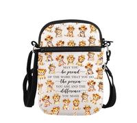PLITI Lion King Crossbody Bag Lion Cartoon Movie Fans Gift May You Be Proud Of The Work You Do Zipper Pouch For Friend (be proud lion ZCbagU)