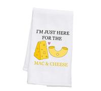 PLITI Mac and Cheese Gift Mac And Cheese Lover Kitchen Towel I'm Just Here for The Mac and Cheese Themed Gifts (Mac and Cheese TW)