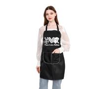 PLITI Maltese Dog Apron With Pockets Maltese Dog Lover Gift Maltese Mom Gift Peace Love Maltese Dogs Puppies Owner Gift (Peace Love Maltese APU)