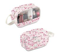 PLITI Marie Cat Gift Because I'm A Lady That's Why Marie Cat Lover Makeup Bag Marie Ladies Gift Magic Kingdom Gift (Because Lady MB)