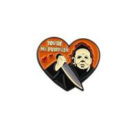 PLITI Michael Horror Movie Lover Gift You’re My Pumpkin Enamel Pin Michael Thriller Fans Gift Serial Killer Merchandise (Pumpkin PinU)