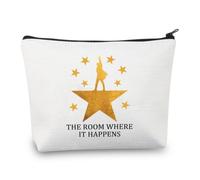 PLITI Musical Acting Makeup Bag Opera Theatre Gift Musical Themed Gift The Room Where It Happens Musical Theatre Fan Gifts (Room Happens U)