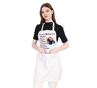 PLITI Nail Tech Apron For Women I'm a Nail Tech Artist Inspirer Listener Therapist Earner Counselor Hard-Worker (Nail tech Artist APW U)