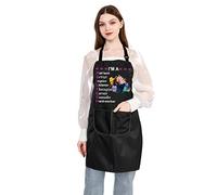 PLITI Nail Tech Apron For Women I'm a Nail Tech Artist Inspirer Listener Therapist Earner Counselor Hard-Worker (Nail tech Artist APU)