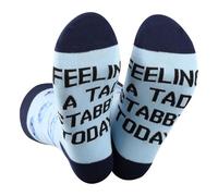PLITI Narwhal Gift Narwhal Lover Gift Feeling A Tad Stabby Today Socks Sea Ocean Themed Party Gift Sea Animal Lover Gift (UK, Alpha, One Size, Regular, Regular, Feeling Stabby SocksU)