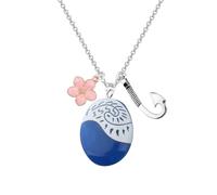 PLITI Ocean Princess Gift Ocean Princess Movie Inspired Necklace For Fans Fairy Tales Lover Gift, M, Stainless Steel, No Gemstone