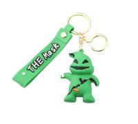 PLITI Oogie Keychain Oogie Fans Inspired Gifts Boo Ghost Spooky Season Gift Jack and Sally Gift Nightmare Christmas Merch, Oogie Key, Medium