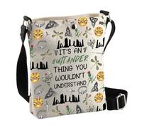 PLITI Outlander Merchandise Scottish Thistle Gift It's An Outlander Things You Wouldn't Understand Outlander Crossbody Bag (Outland thing CbagU)