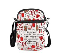 PLITI Phlebotomy Technician Gift May You Be Proud Of The Work That You Do Phlebotomist Crossbody Bag For Doctor Nurse (Be Proud Phlebotomist ZCbagU)