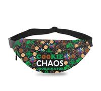 PLITI Scout Troop Leader Gift Cookie Mom Gift Cookie Chaos Coordinator Funny Crossbody Fanny Packs for Women Scout Leader (Chaos Coordinator FPU)