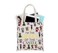 PLITI SIX Musical Inspired Gift Broadway Musical Theatre Fan Gift I’m the Queen of the Castle Tote Bag Broadway Lover Gift (Queen Castle TGU)