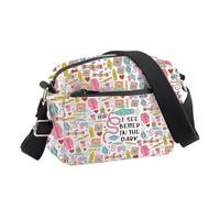 PLITI Sonographer Crossbody Bag Ultrasound Technician Gift Sonography Tech Gift Radiologist Gift I See Better In The Dark (See Better Dark CBU)
