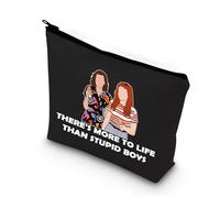 PLITI Stranger Merchandise Makeup Bag There's More to Life Than Stupid Boys Stranger Merchandise Gift Scary Movie Fan Gift (Stupid Boys blU)