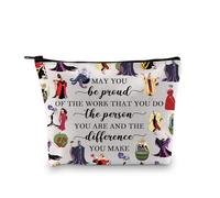 PLITI Villain Makeup Bag Evil Queen Gifts Villain Gang Gift May You Be Proud of The Person You are Bad Witches Zipper Pouch (Be Proud Villain bagU)