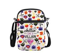 PLITI Villain Movie Gift Villain Club Gift Evil Queen Gift Chillin' Like A Villain Crossbody Bag For Fans (Chillin Villain ZCbagU)