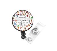 PLITI Wizard Movie Inspired Gift Dorothy Fans Gift May You Be Proud of The Work That You Do Nurse Badge Reel for Fans (Proud woz Badge)