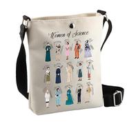 PLITI Women Of Science Gift Science Themed Gift Women Empowerment Gift Feminism Gift Scientist Gift Science Teacher Bag (Science women CbagU)