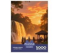 Plitvice Lakes National Park 1000 Pieces Premium Jigsaw Building Age 12+ Cool Collage Effect, Fun Details, Educational, Challenging Puzzle Games 52x38cm/1000pcs