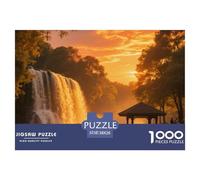 Plitvice Lakes National Park 1000 Pieces Premium Jigsaw Building Age 12+ Cool Collage Effect, Home Decoration, Educational, Challenging 38x26cm/1000pcs