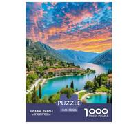 Plitvice Lakes National Park 1000 Pieces Premium Jigsaw Building Age 12+ Quirky, Abstract Design, Home Decoration, Educational, Challenging Puzzle Games 38x26cm/1000pcs