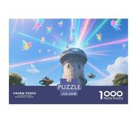 Plitvice Lakes National Park 1000 Pieces Premium Jigsaw Building for Adults Cool Collage Effect, Fun Details, Educational, Challenging 52x38cm/1000pcs