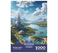 Plitvice Lakes National Park 1000 Pieces Premium Jigsaw Building for Adults Gifts Quirky, Abstract Design, Fun Details, Educational, Challenging 52x38cm/1000pcs