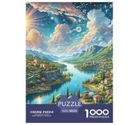 Plitvice Lakes National Park 1000 Pieces Premium Jigsaw Building for Adults Gifts Quirky, Abstract Design, Home Decoration, Educational, Challenging Puzzle Games 38x26cm/1000pcs
