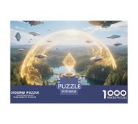 Plitvice Lakes National Park 1000 Pieces Premium Jigsaw Building for Adults Quirky, Abstract Design, Home Decoration, Educational, Challenging 38x26cm/1000pcs