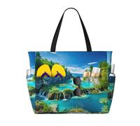 Plitvice Lakes National Park Print Large Capacity Travel Bag For Women Beach Tote Bags Duffle Bag,For Travel Gym Vacation
