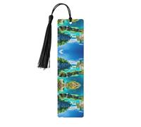 Plitvice Lakes National Park Print Wooden Bookmarks Tassel Bookmark Book Marks Reading Accessories,for Book Lovers Teachers