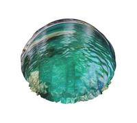 Plitvice Lakes National Park Shower Caps Women Reusable Large Shower Cap Men Quickdry Care Hair Long Short Kids Bath