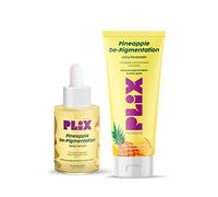 PLIX THE PLANT FIX 5% Pineapple Foaming Face Wash And Serum Combo for Pigmentation & Dark Spots, Dullness, Reveal l Brighter, Even Toned Complexion l All Skin Types