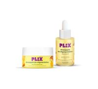PLIX - THE PLANT FIX Pineapple Pigmentation Skincare Regime For Dark Spot Removal | Face Serum and Moisturizer Combo With 2% Alpha Arbutin For Women & Men, Pack of 2 (30ml + 50g)
