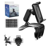 Plixorahub Phone Holder, Plixorahub Car Phone Holder, Universal 360° Dashboard Phone Holders, For 4.7'' to 6.9'' Car Phone Mount, Rock-Solid Grip, No Suction, No Sticky Residue, Folds Down