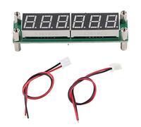 PLJ-6LED-H LED Display Signal Frequency Counter 65MHz for Precise Frequency Measurement Red Font (Backlit font green)