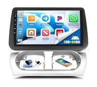 PLKEQS 2+64GB Android 15 Car Stereo for O-pel Vauxhall Corsa 2000-2006/Combo 2001-2011/Tigra 2004-2009 with Carplay Android Auto, 9" Car Radio with BT WiFi GPS Camera,K6 Pro