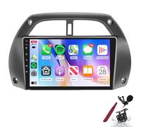 PLKEQS 2G 64G for T-oyota RAV4 2001-2006 with Android Car Stereo Radio Carplay, 9 Inch Touch Screen Radio with GPS Navigation Bluetooth FM RDS WiFi Android Auto Mirror Link Camera,K3 Pro Plus