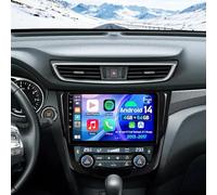 PLKEQS 4G+64G Android 15 Car Stereo 10 inch for N-issan X-Trail Qashqai J11 Rouge 2013-2017 with Wireless Carplay Android Auto GPS Navi Bluetooth EQ Wifi SWC MIC Camera,K1 Pro