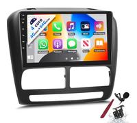 PLKEQS 4G+64G Android 15 Car Stereo for V-auxhall Combo/F-iat Doblo with CarPlay Android Auto 9" Touch Screen Car Radio with GPS Sat Nav WiFi Bluetooth FM RDS SWC Camera,K6 Pro
