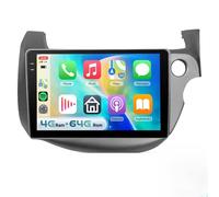 PLKEQS 4G+64G Android Car Stereo for H-onda Jazz 2007-2013 with DSP Carplay Android Auto, 10.1" 1280P In-Cell Touchscreen Bluetooth 5.0 Car Radio Support SWC Camera,K5 Pro