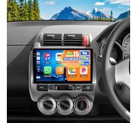 PLKEQS 6G+128G Android 15 Car Stereo for H-onda Jazz Fit 2002-2008 RHD with CarPlay Android Auto, 9'' Touchscreen 2 Din Radio with WiFi GPS Bluetooth FM RDS EQ SWC Camera,K2 Pro