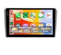 PLKEQS 6G+128G Car Stereo for A-udi A3 2003-2012/S3 2006-2012/RS3 2011-2012 CarPlay Android Auto,ndroid Car Radio 9'' In-Cell Touch Screen/GPS/Bluetooth 5.0/FM RDS/EQ/Wi-Fi/Camera,K2 Pro