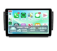 PLKEQS 6G+128G Car Stereo for P-eugeot 208 2008 2012-2018 CarPlay Android Auto, Android 15 Car Radio 9'' In-Cell Touch Screen/GPS/Bluetooth 5.0/FM RDS/EQ/Wi-Fi/Rear Camera,K3 Pro