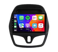 PLKEQS 8-Core [4G+64G] Android 14 Car Radio Navi for C-hevrolet Spark Beat(2015-2019) 9" Screen 2 Din Radio with Wireless Carplay Android Auto GPS Navigation FM RDS Bluetooth SWC DSP MIC+Camera,M400S